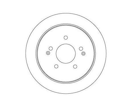 Brake Disc DF6901 TRW