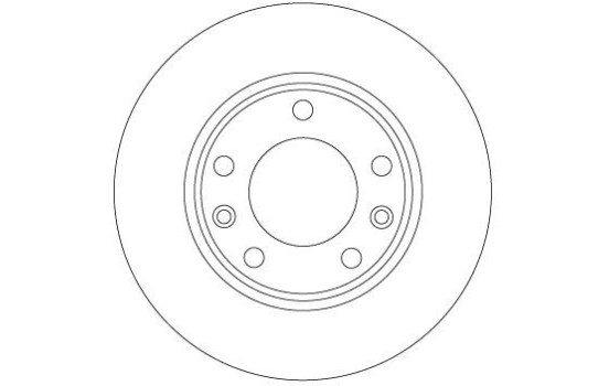 Brake Disc DF6910 TRW, Image 2