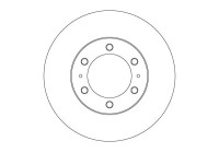 Brake disc DF6914S TRW
