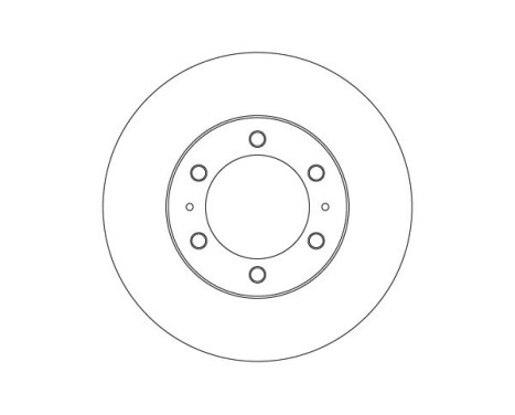 Brake disc DF6914S TRW