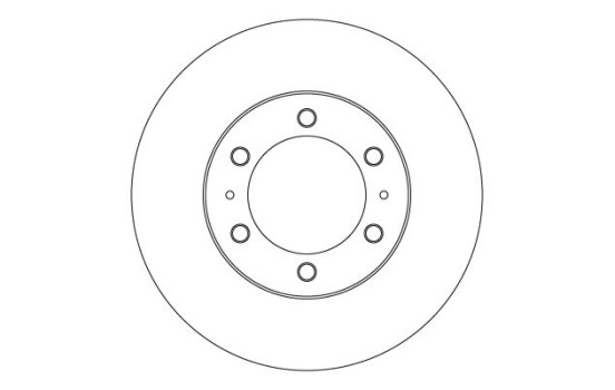 Brake disc DF6914S TRW
