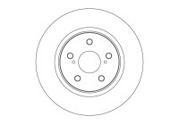 Brake disc DF6916S TRW
