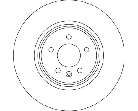 Brake disc DF6917S TRW