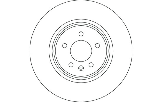 Brake disc DF6917S TRW