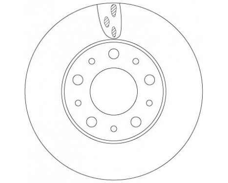 Brake Disc DF6918S TRW