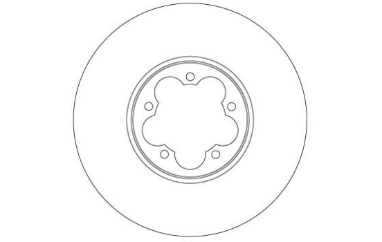 Brake Disc DF6921S TRW, Image 2