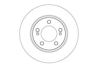 Brake disc DF6924S TRW