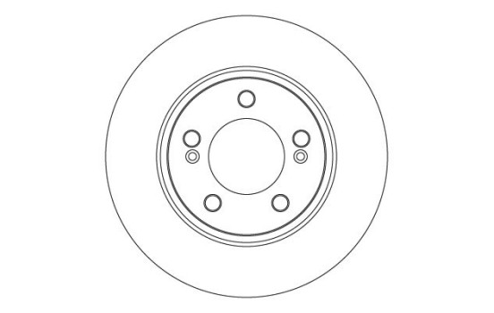 Brake disc DF6924S TRW