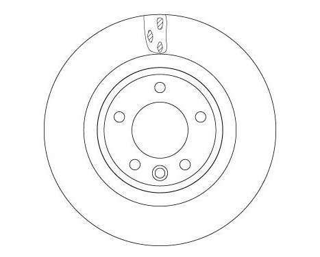 Brake disc DF6956S TRW