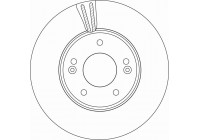 Brake Disc DF6966 TRW