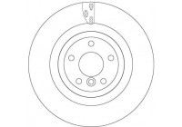 Brake disc DF6969S TRW