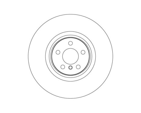 Brake disc DF6978S TRW