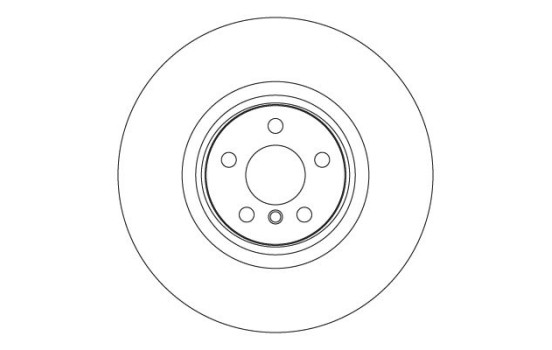 Brake disc DF6978S TRW