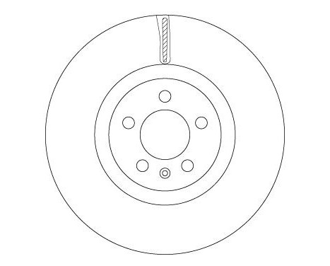 Brake disc DF6983S TRW