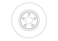 Brake disc DF6998S TRW