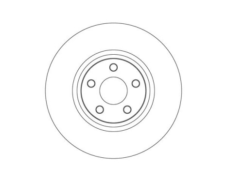 Brake disc DF6998S TRW