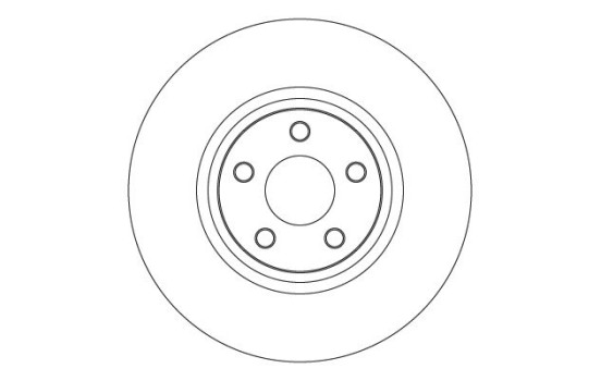 Brake disc DF6998S TRW