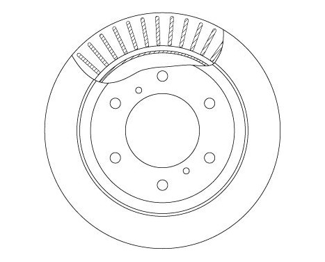 Brake Disc DF7061S TRW, Image 3