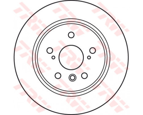 Brake Disc DF7209 TRW, Image 2