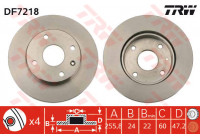 Brake Disc DF7218 TRW