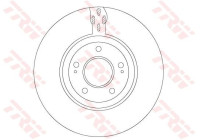 Brake Disc DF7302S TRW