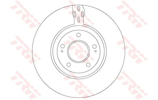 Brake Disc DF7302S TRW