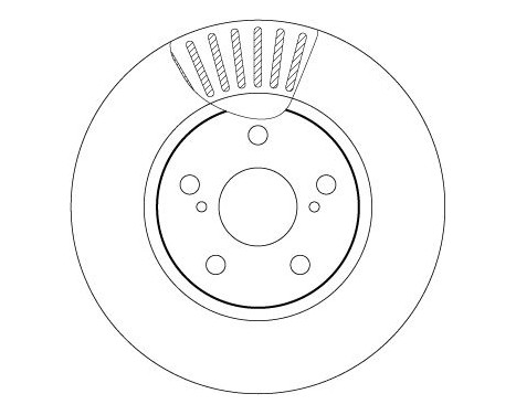 Brake Disc DF7340 TRW, Image 3