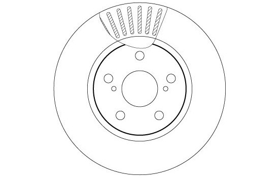 Brake Disc DF7340 TRW, Image 3