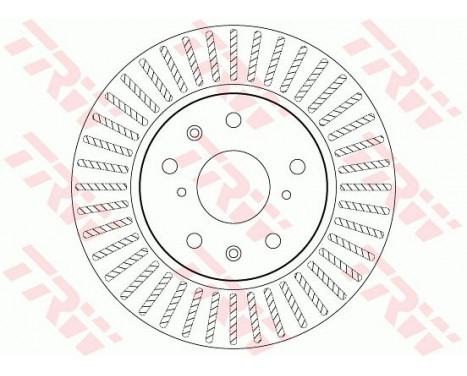 Brake Disc DF7398 TRW