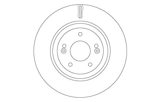 Brake Disc DF7592 TRW