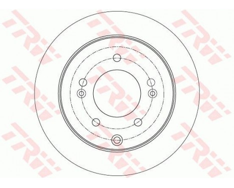 Brake Disc DF7819 TRW