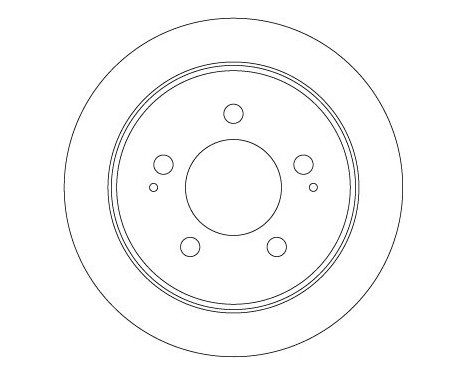 Brake Disc DF7960 TRW, Image 2