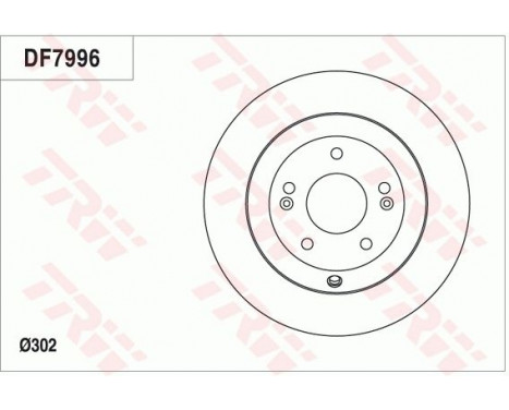 Brake Disc DF7996 TRW, Image 2