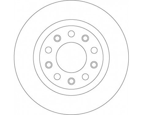 Brake Disc DF8070 TRW, Image 3