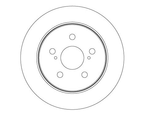 Brake Disc DF8335 TRW