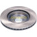 Brake disc DI-0174C Japanparts