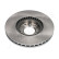 Brake Disc DI-0600C Japanparts, Thumbnail 2