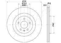 Brake Disc DP-0911 Japanparts