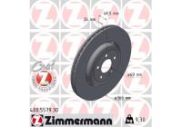 Brake disc FORMULA S 400.5579.30 Zimmermann