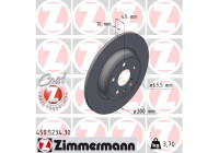 Brake disc FORMULA S 450.5234.30 Zimmermann