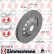 Brake Disc FORMULA Z BRAKE DISC 100.3368.70 Zimmermann, Thumbnail 2