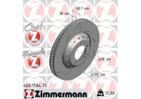 Brake Disc FORMULA Z BRAKE DISC 460.1584.75 Zimmermann