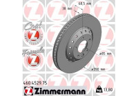 Brake Disc FORMULA Z BRAKE DISC 460.4529.75 Zimmermann