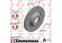 Brake Disc FORMULA Z BRAKE DISC 460.4533.75 Zimmermann