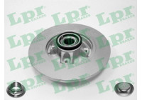 Brake Disc HUB BRAKE DISC - FULL COATED C1015PRCA Lpr