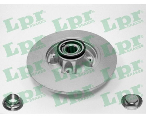 Brake Disc HUB BRAKE DISC - FULL COATED C1015PRCA Lpr