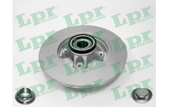 Brake Disc HUB BRAKE DISC - FULL COATED C1015PRCA Lpr