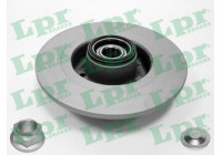 Brake Disc HUB BRAKE DISC - FULL COATED R1004PRCA Lpr