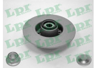 Brake Disc HUB BRAKE DISC - FULL COATED R1005PRCA Lpr