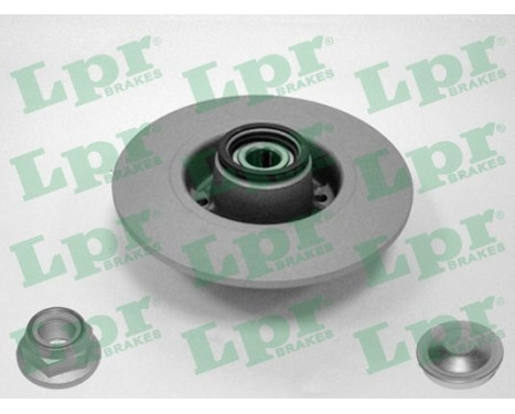 Brake Disc HUB BRAKE DISC - FULL COATED R1005PRCA Lpr